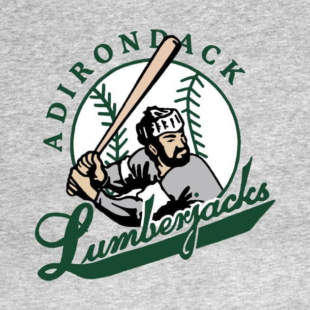 Adirondack Lumberjacks Baseball by MindsparkCreative